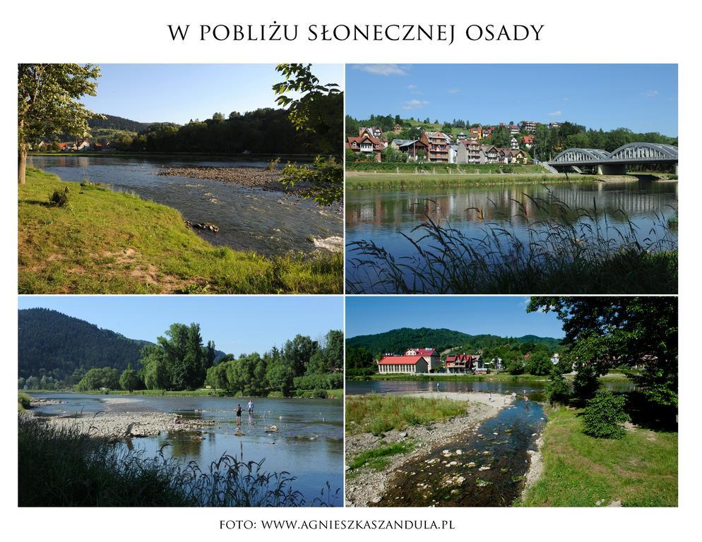 Sloneczna Osada - Komfortowe Domki Krościenko Kültér fotó